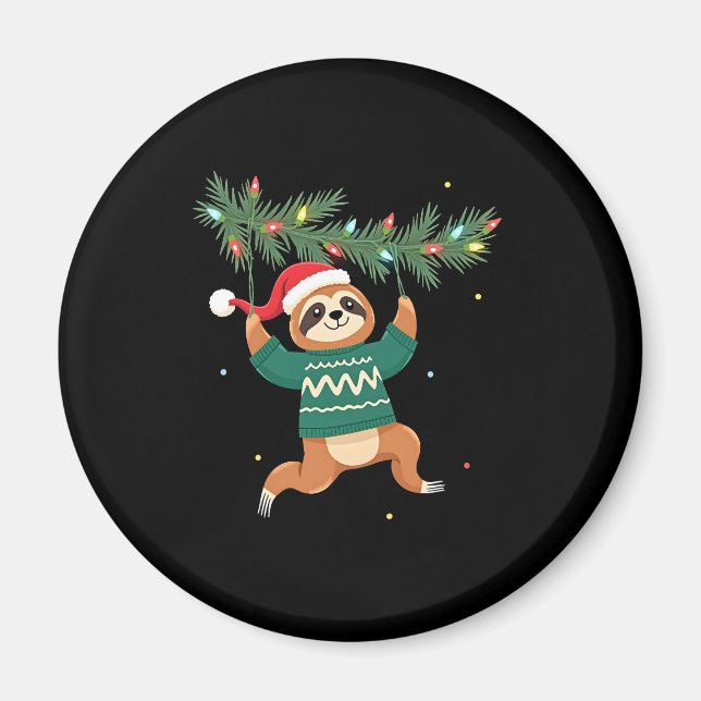 Imán Eslora de Navidades de Santa Hat de navidad mate - (Frente)