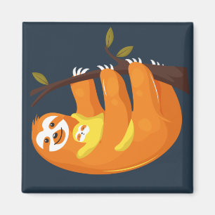 Imán Eslora linda con el bebé