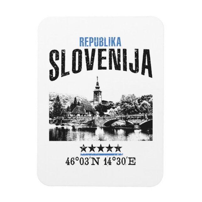 Imán Eslovenia (Vertical)