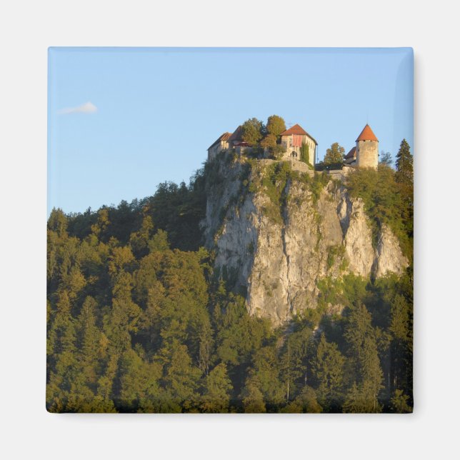 Imán Eslovenia, Bled, Lago de Bled, Castillo de Bled en (Frente)
