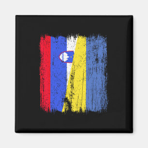 Imán Eslovenia Ucrania Media Bandera Esloveno Herencia