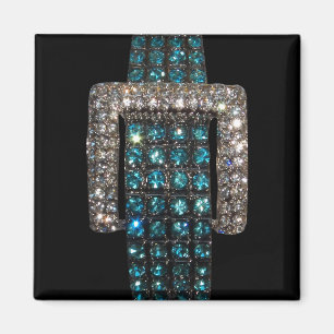 Imán Esmeraldas y arte Bling Bling de los diamantes