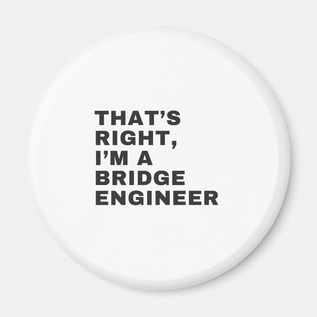 IMÁN ESO ES CIERTO, SOY UN INGENIERO DE PUENTE (Frente)