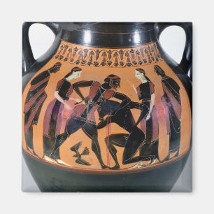 Imán Ésos luchan contra el minotauro