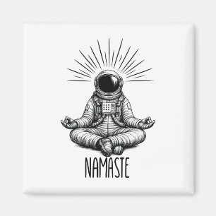 Imán Espacio de Meditación de Yoga del Astronauta Namas