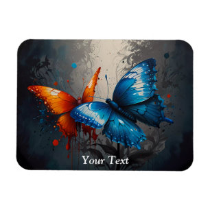 Imán Espacio de trabajo de danza de mariposa etérea