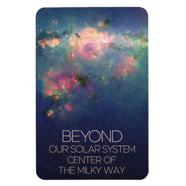 Imán Espacio Ultraterrestre, Galaxia, Centro De La Vía  (Vertical)