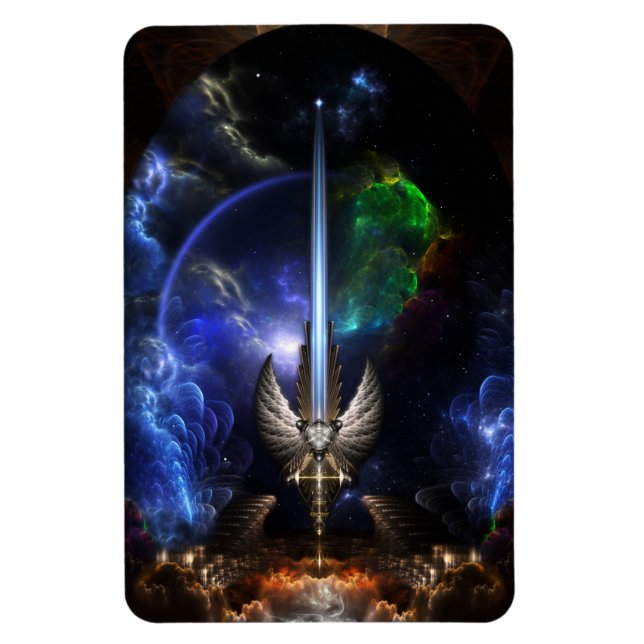 Imán Espada De Ángel Wing De Magnet Flexible Sp Arkledi (Vertical)