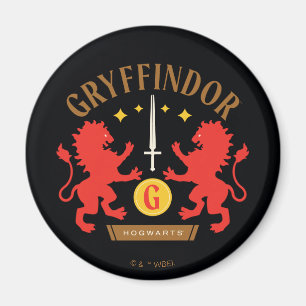 Imán Espada gráfica de doble león de la casa GRYFFINDOR