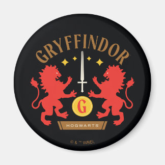Imán Espada gráfica de doble león de la casa GRYFFINDOR