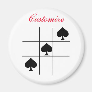 Imán Espadas negras Tic Tac Toe Thunder_Cove