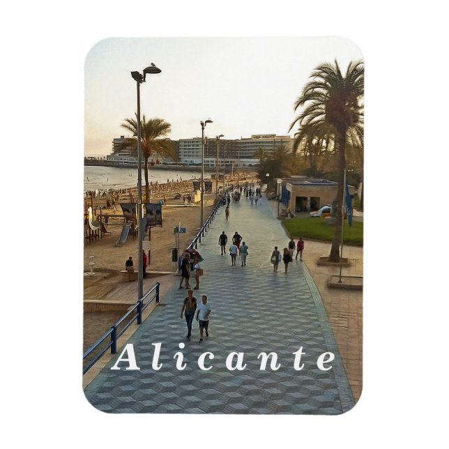 Imán España. Alicante. #6. (Vertical)