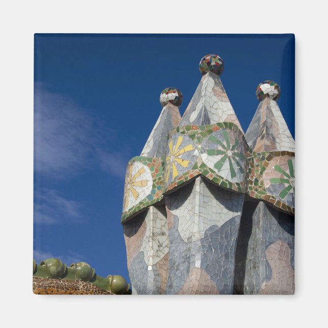 Imán España, Cataluña, Barcelona. Casa Batlló (1906). (Frente)