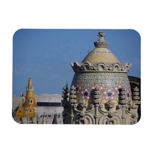 Imán España, Cataluña, Barcelona. Techo de Barcelona (Horizontal)