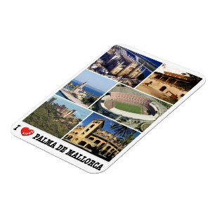 Imán España - Islas Baleares - Mallorca - I Love - Magn