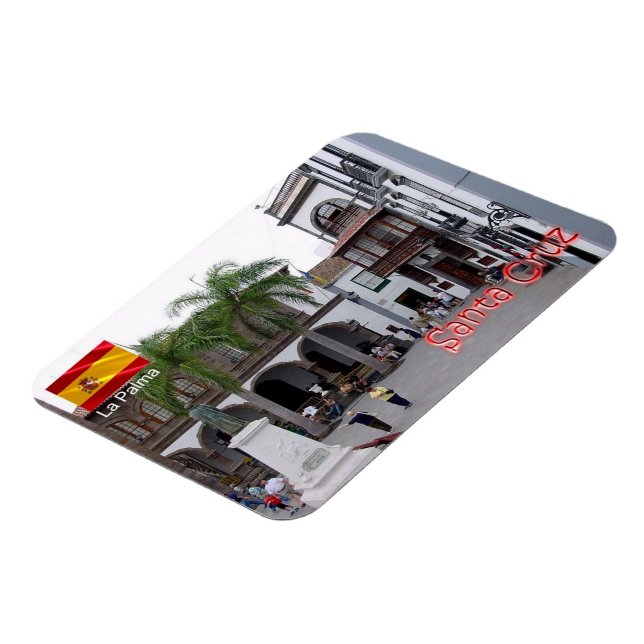 Imán España - Islas Canarias - La Palma - Santa Cruz (Lado Izquierdo)