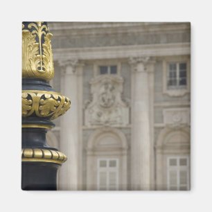 Imán España, Madrid. Palacio Real, lámpara dorada orn