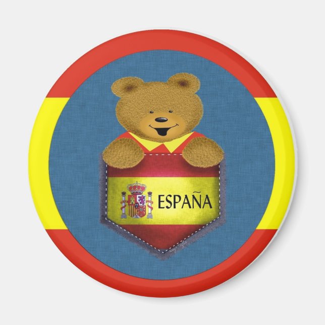 Imán Espana Pocket Bear (Frente)