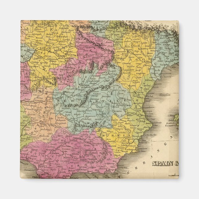 Imán España, Portugal 8 (Frente)