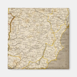 Imán España, Portugal Mapa de Arrowsmith