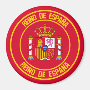 Imán España redonda Emblem