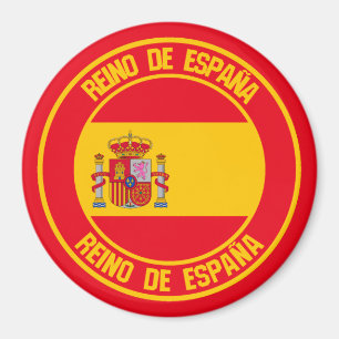 Imán España redonda Emblem