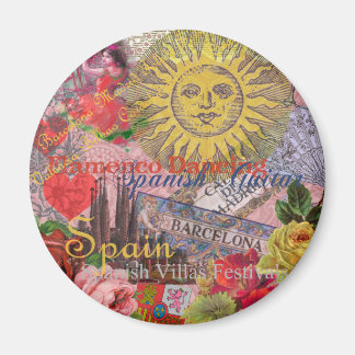 Imán España Sunshine español Travel Art