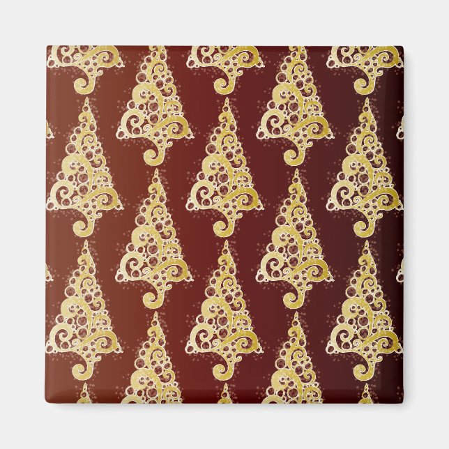 Imán Espantoso árbol de Navidad (Frente)