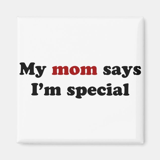 Imán especial de mamá (Frente)