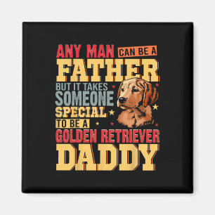 Imán Especial Golden Retriever Daddy Fathers Day Dog Lo