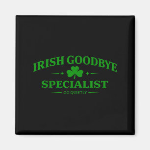 Imán Especialista en adiós irlandés divertido día de Sa