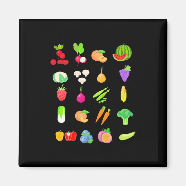 Imán Especies vegetales (Frente)