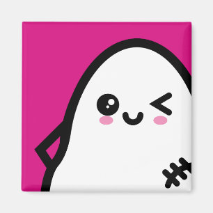 Imán Espectacular fantasma de huevo - Halloween