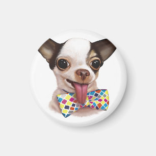 Imán Espectacular niño Chihuahua Magnet