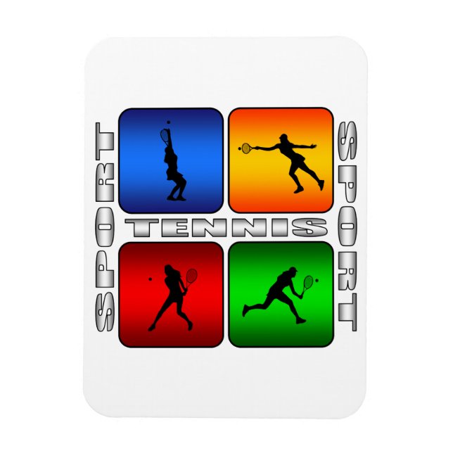 Imán Espectacular tenis (hembra) (Vertical)