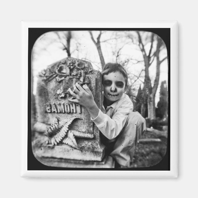 Imán espectáculo de cementerio (Frente)