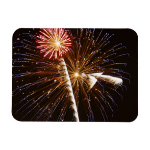 Imán Espectáculo de fuegos artificiales en el río Savan