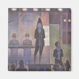 Imán Espectáculo Secundario de Circo de Georges Seurat,