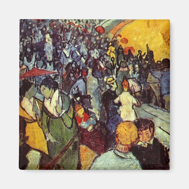 Imán Espectadores en el Bella Artes Arles Van Gogh (Frente)