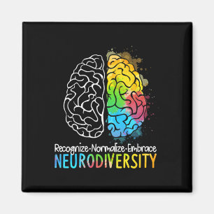 Imán Espectro de autismo de neurodiversidad Asd Adhd Ra