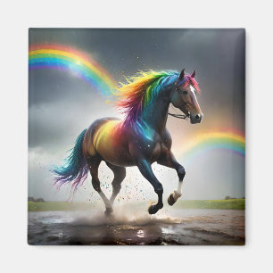 Imán Espectro de gracia: Caballo arcoiris bajo las arco