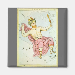 Imán Espejo de Urania, mapa celeste de astronomía vinta