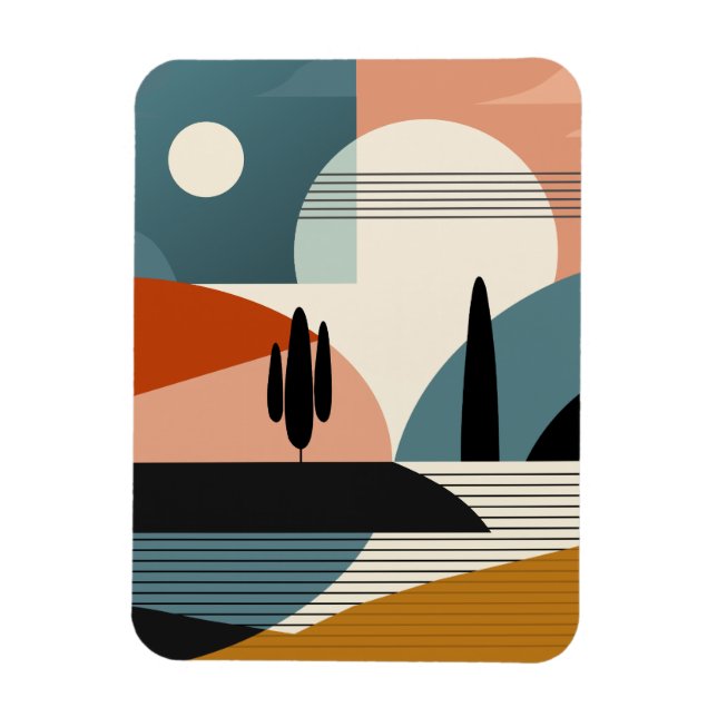 Imán Espejo del desierto (Vertical)