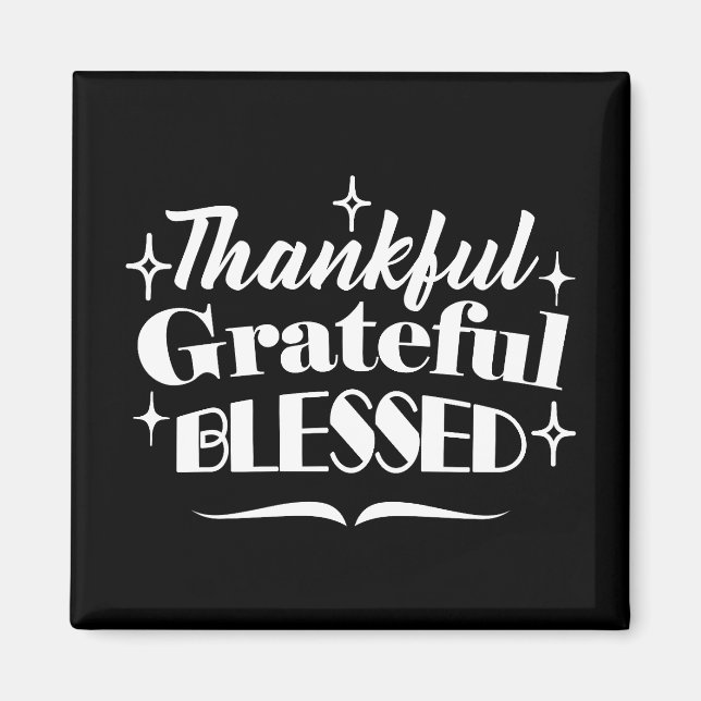 Imán Espeluznante diseño de la cita del Día de Acción d (Frente)