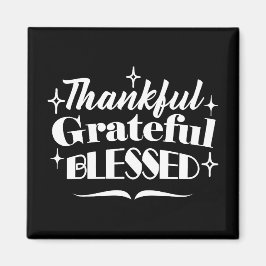 Imán Espeluznante diseño de la cita del Día de Acción d