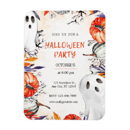 Imán Espeluznante fiesta de Halloween Invitación Calaba