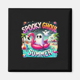 Imán Espeluznante Ghoul Summer Cute Flamingo Hello Summ