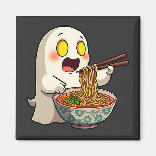 Imán Espeluznante Halloween Pastel Kawaii Ghost Comiend