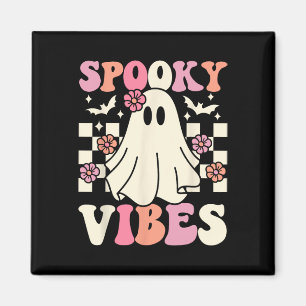 Imán Espeluznante Vibes Halloween Ghost Costume Retro G