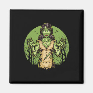 Imán Espeluznante Zombie Funny Halloween Scary Zombie H